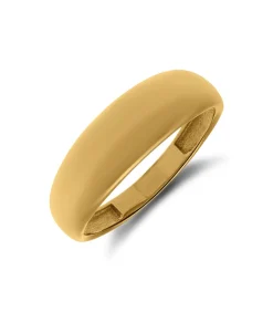 DAMES Lucardi Ring 14 Karaat Goud - Geelgoud