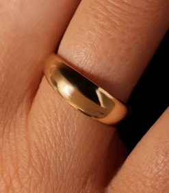 DAMES Lucardi Ring 14 Karaat Goud - Geelgoud