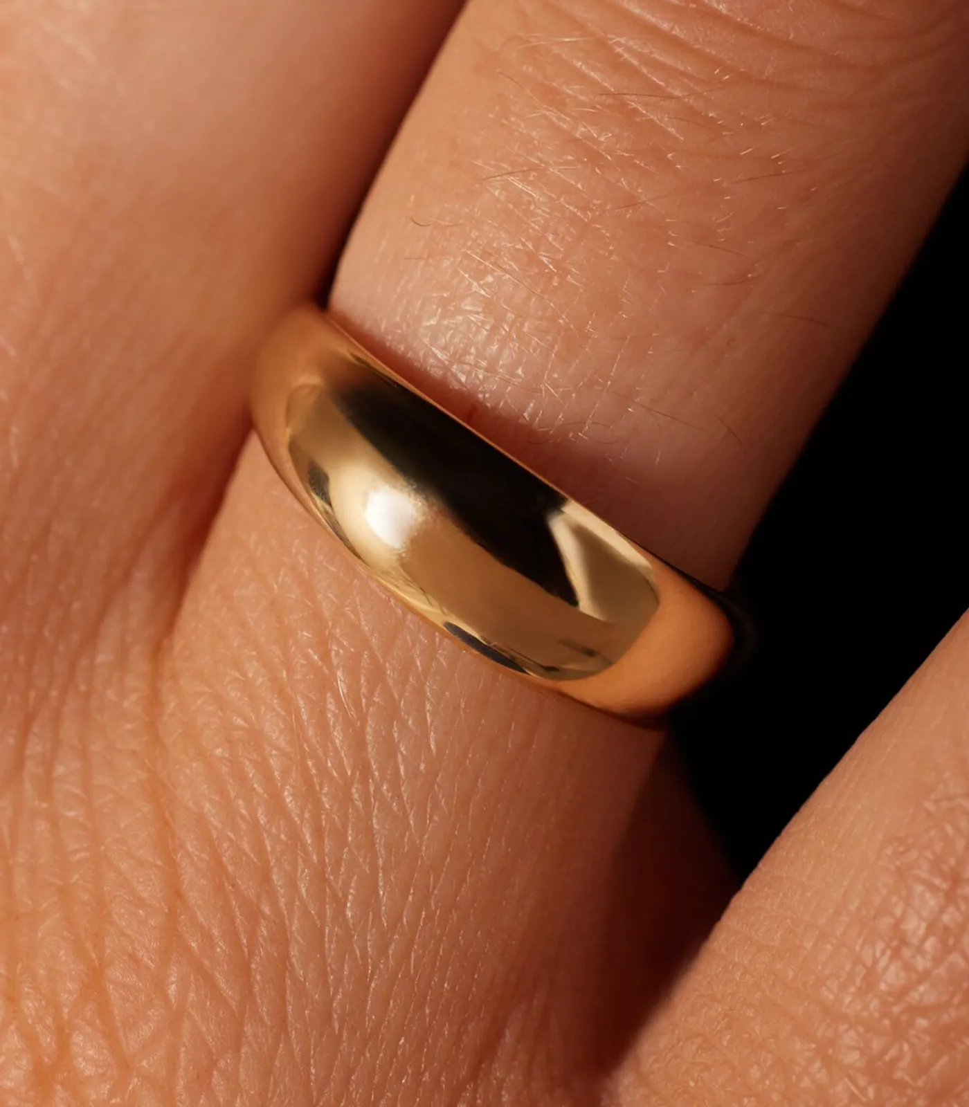 DAMES Lucardi Ring 14 Karaat Goud - Geelgoud