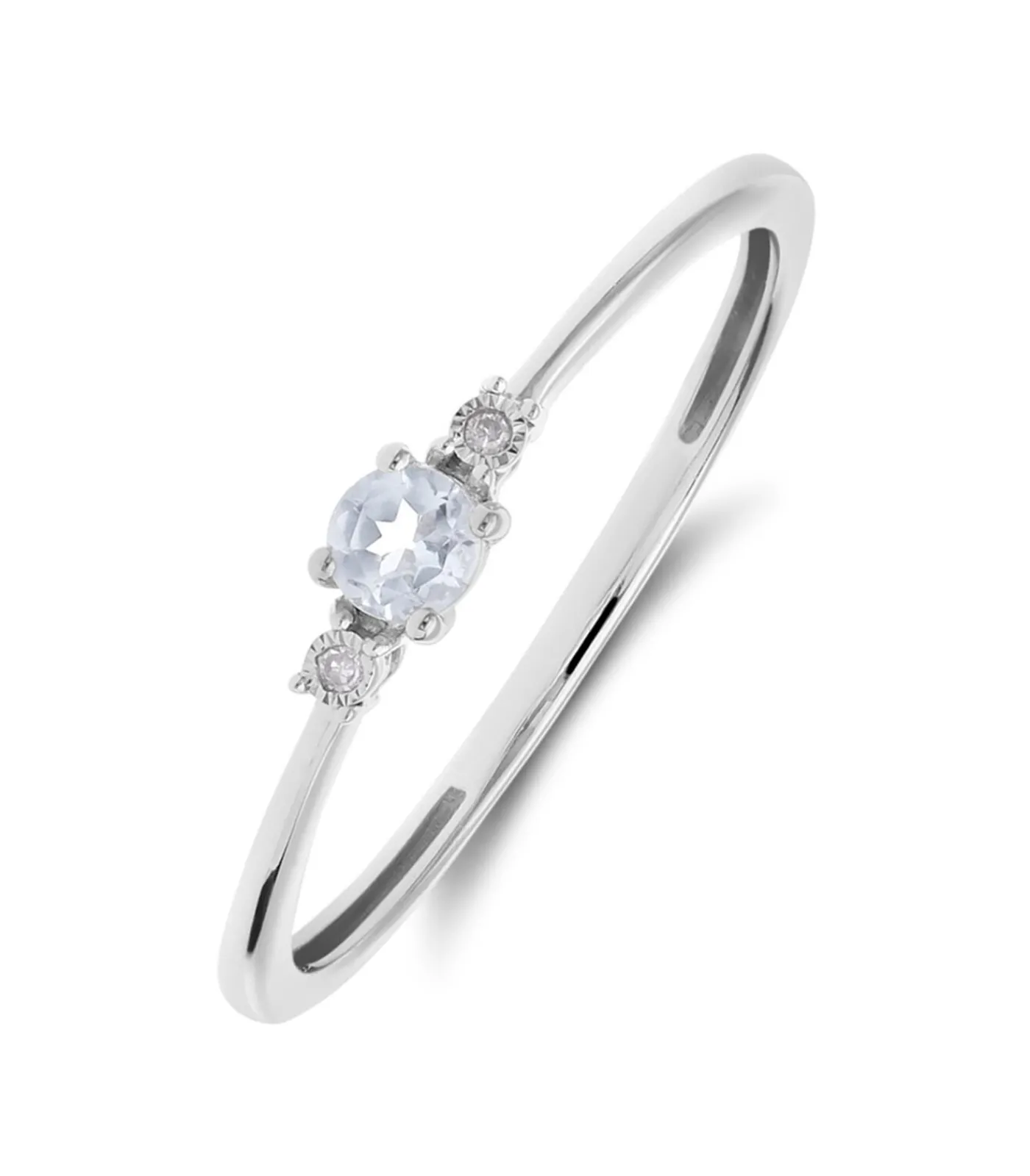 Sale Ring 14 Karaat Goud - Witgoud DAMES Ringen