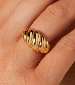 Clearance Ring 925 Zilver - Croissant DAMES Ringen