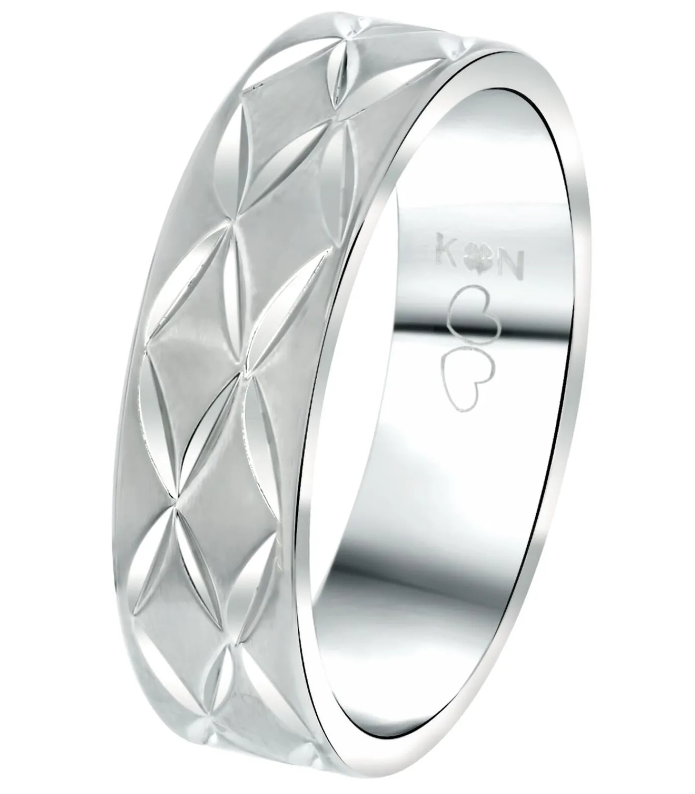 New Ring 'Bora' Staal - zilverkleurig Heren Ringen