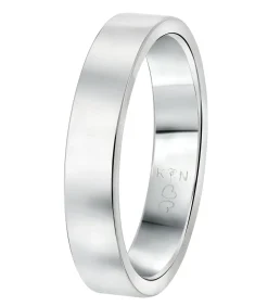 Heren Lucardi Ring 'Chicago' Staal - zilverkleurig