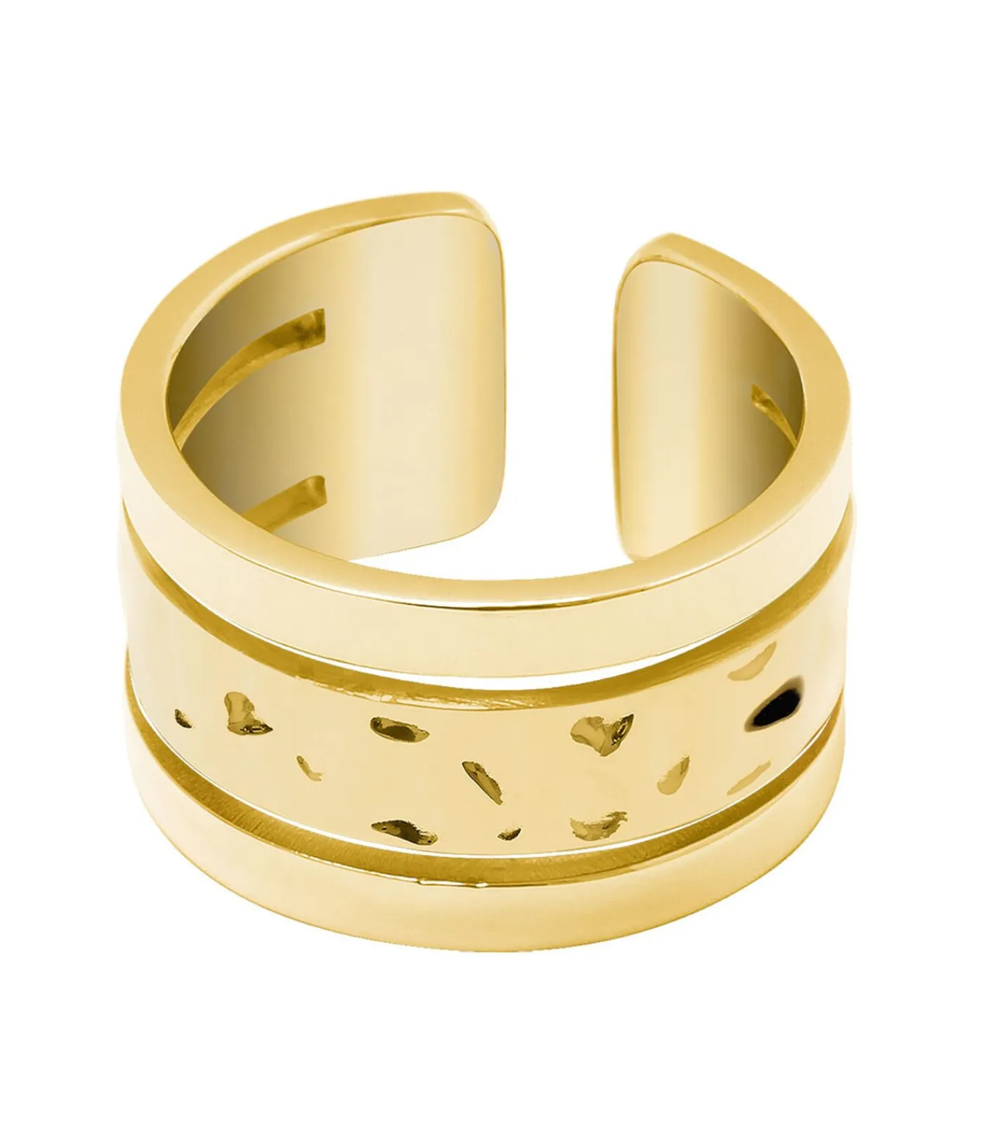 DAMES Pierre Lannier Ring "Echo" Goud Staal - BJ10A7203