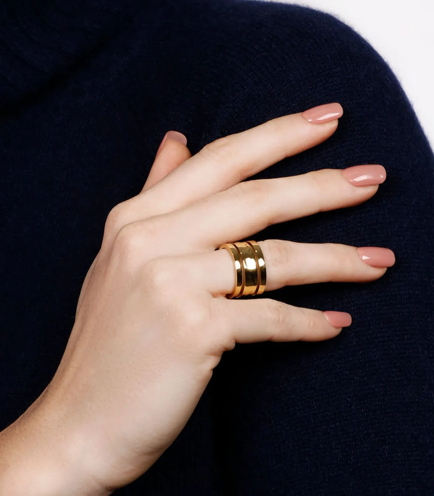 DAMES Pierre Lannier Ring "Echo" Goud Staal - BJ10A7203