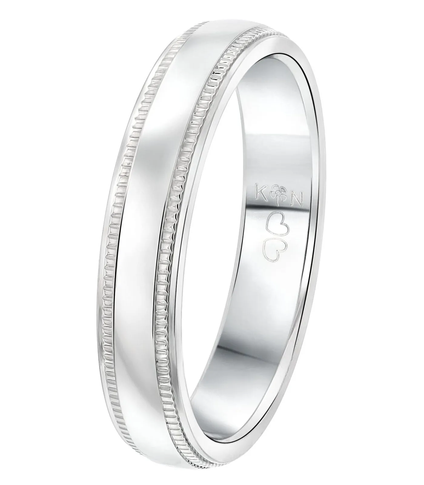 Discount Ring 'Marbella' Staal - zilverkleurig Heren Ringen