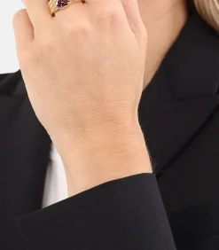 DAMES JOOP! Ring mit Stein voor dames, roestvrij staal, zirkonia