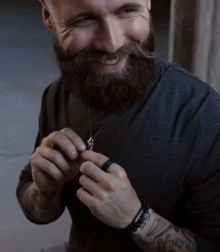 Heren Lucardi Ring Staal