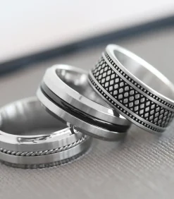 Heren Lucardi Ring Staal