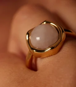 Clearance Ring Staal - Goudkleurig DAMES Ringen