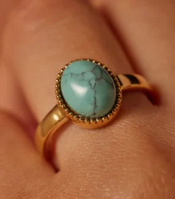 New Ring Staal - Goudkleurig DAMES Ringen