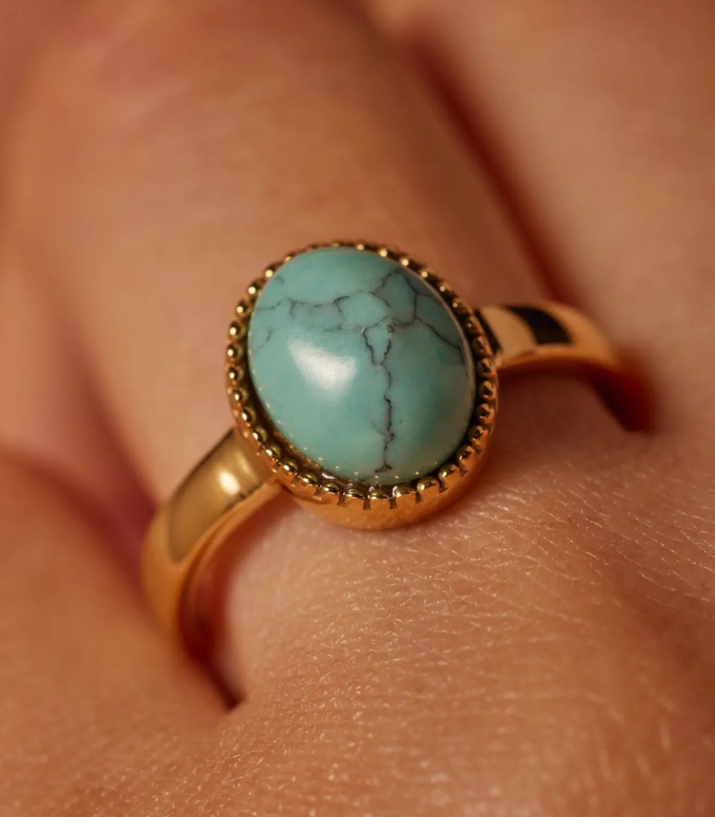 New Ring Staal - Goudkleurig DAMES Ringen