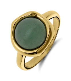 Online Ring Staal - Goudkleurig DAMES Ringen