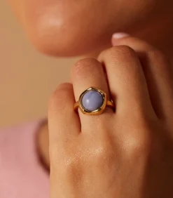 New Ring Staal - Goudkleurig DAMES Ringen