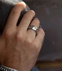 Sale Ring Staal - zilverkleurig Heren Ringen