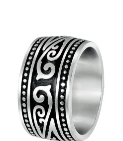 Outlet Ring Staal - zilverkleurig Heren Ringen