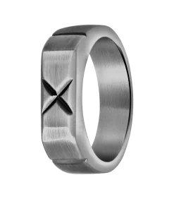 Outlet Ring Staal - zilverkleurig DAMES Ringen