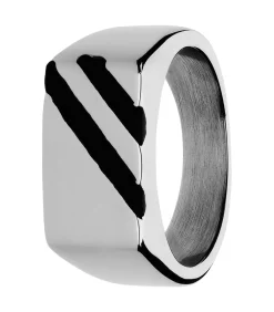 DAMES Lucardi Ring Staal - Zilverkleurig