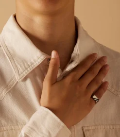 DAMES Lucardi Ring Staal - Zilverkleurig