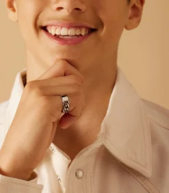 DAMES Lucardi Ring Staal - Zilverkleurig