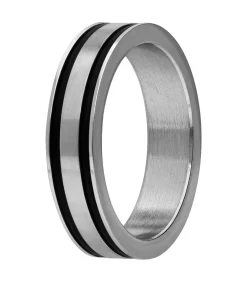 DAMES Lucardi Ring Staal - Zilverkleurig