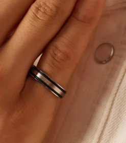 DAMES Lucardi Ring Staal - Zilverkleurig