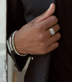 Sale Ring Staal - zilverkleurig Heren Ringen