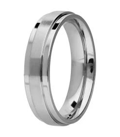 DAMES Lucardi Ring Staal - Zilverkleurig