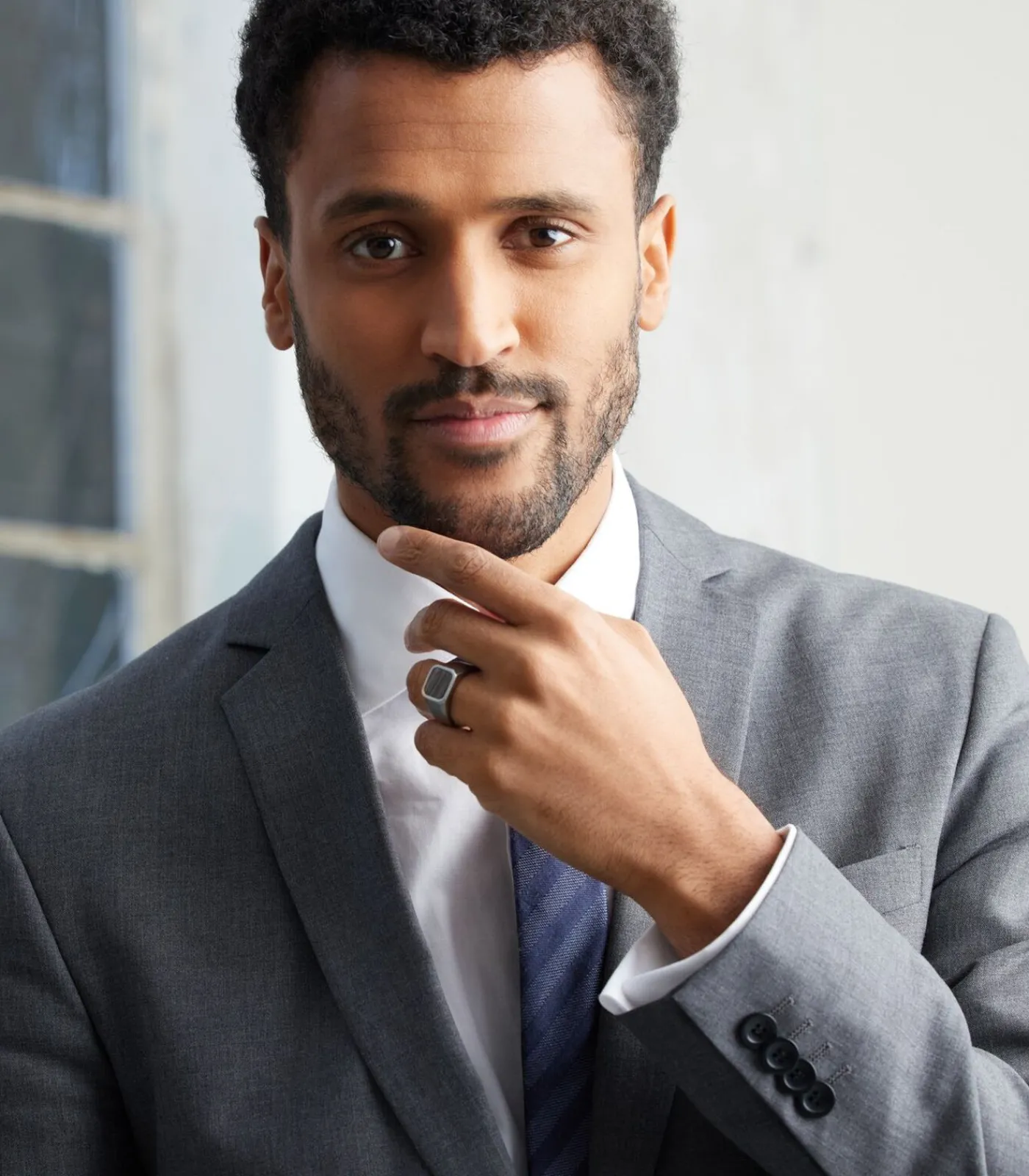 Ring Staal - zilverkleurig Heren Ringen