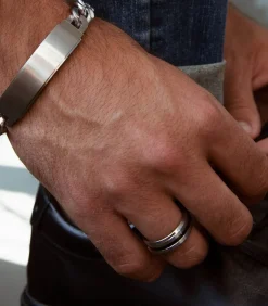 Sale Ring Staal - zilverkleurig Heren Ringen