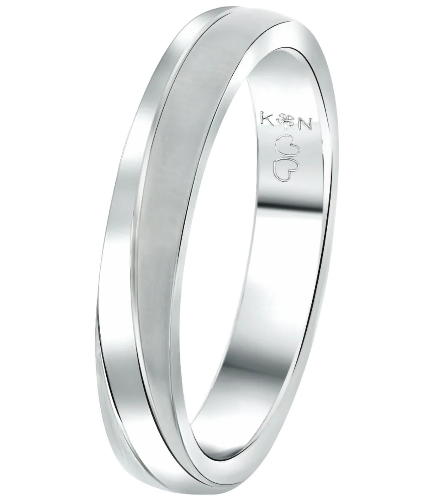 Hot Ring 'Sydney' Staal - zilverkleurig Heren Ringen