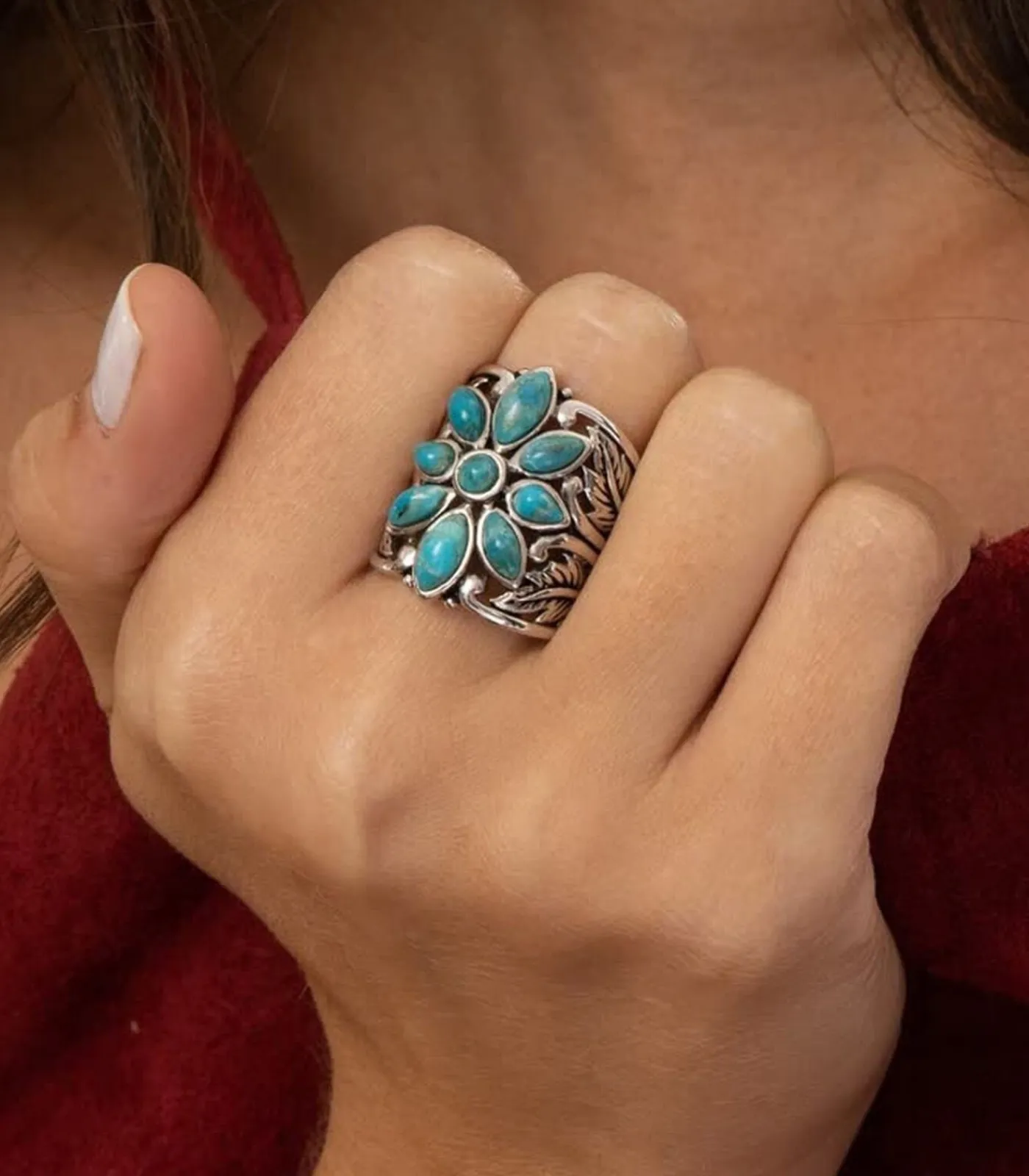 DAMES MES BIJOUX Ring "Tunche" in sterlingzilve