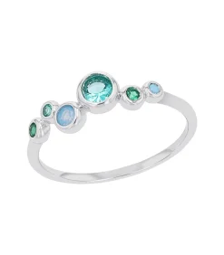 Ring voor dames, 925 Sterling zilver, zirkonia synth. DAMES Ringen