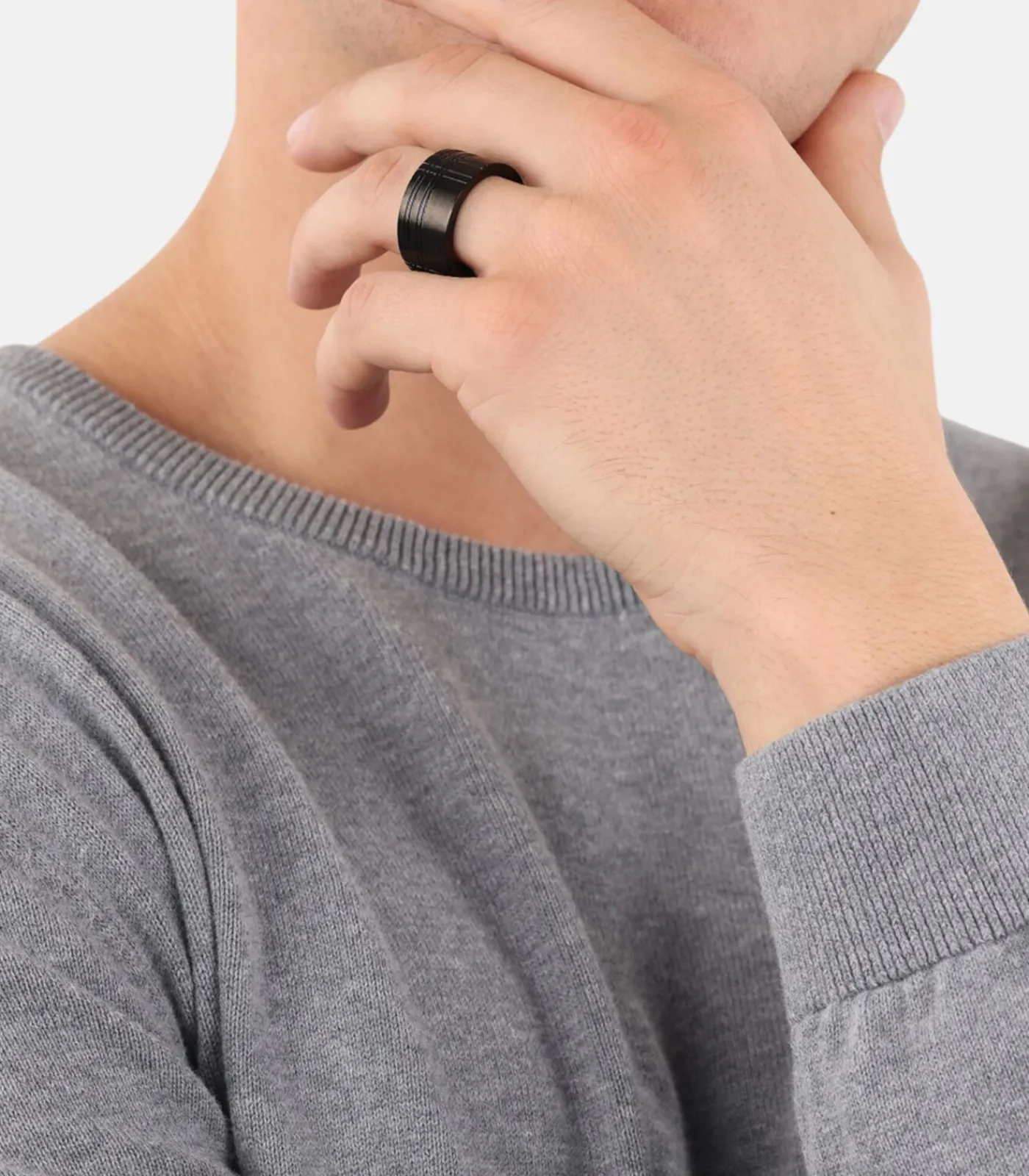 Heren s.Oliver Ring voor mannen, roestvrij staal