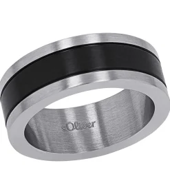 Heren s.Oliver Ring voor mannen, roestvrij staal