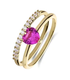 DAMES Lucardi Ring Zilver