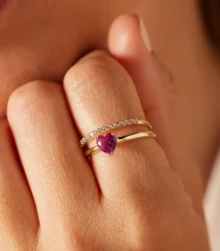 DAMES Lucardi Ring Zilver