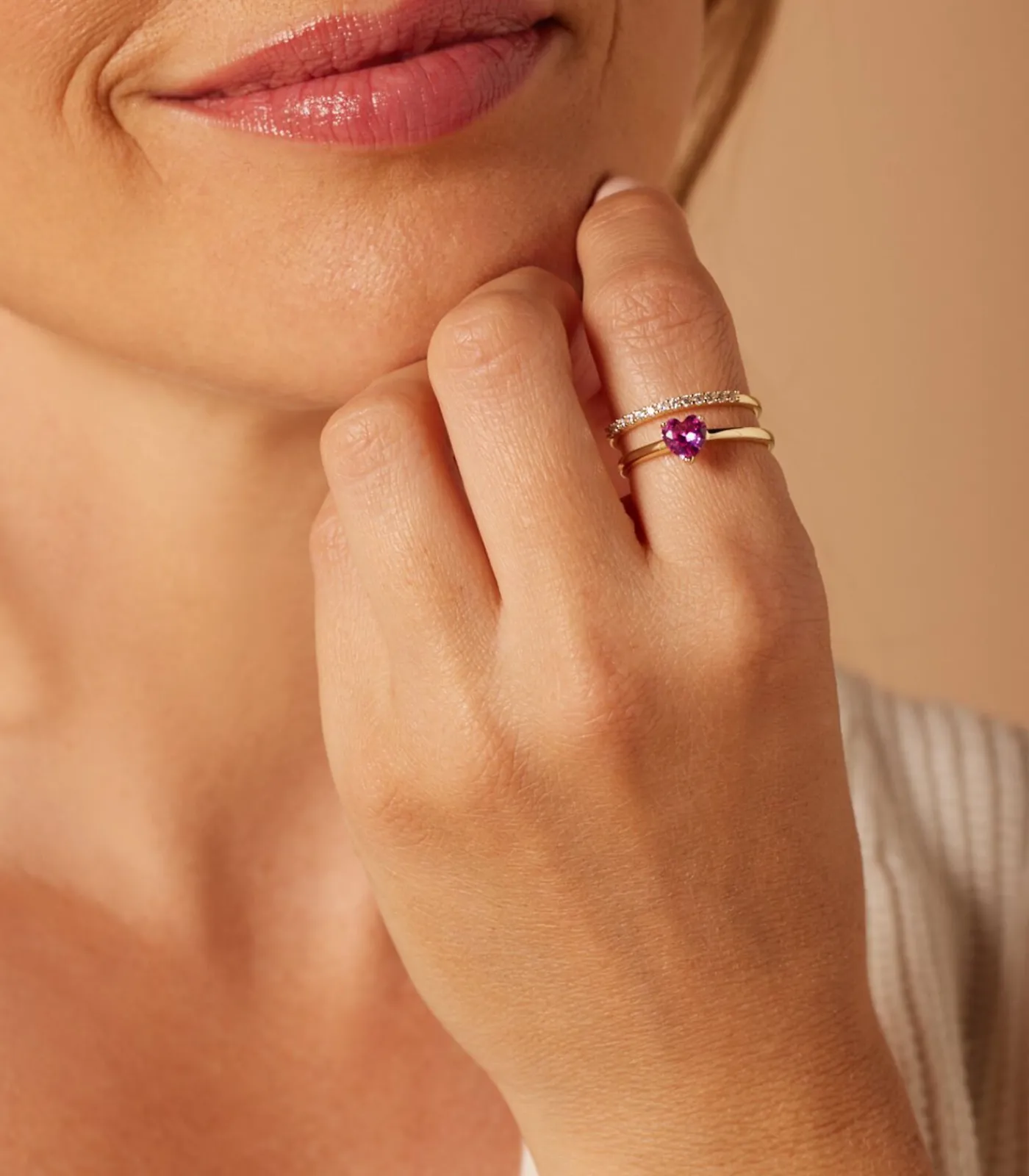 DAMES Lucardi Ring Zilver