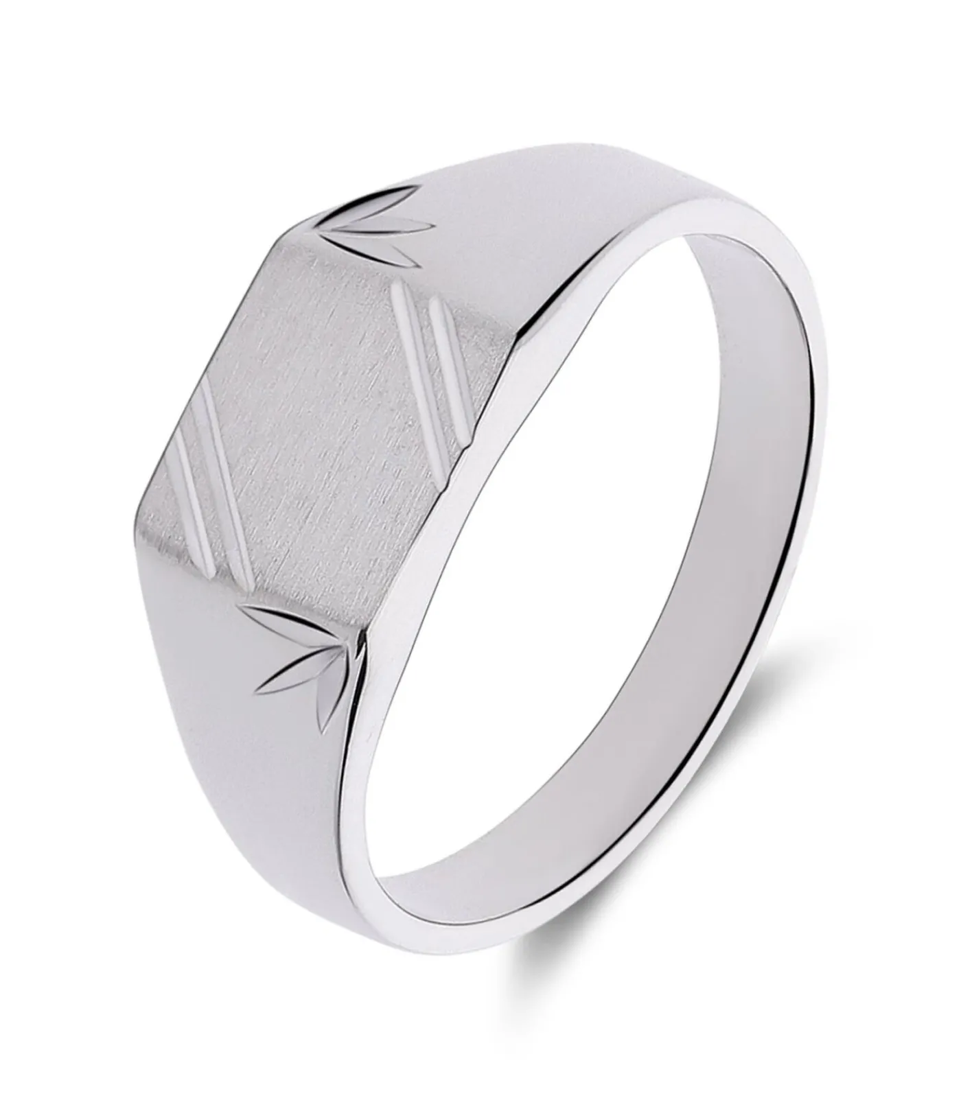 Heren Lucardi Ring Zilver