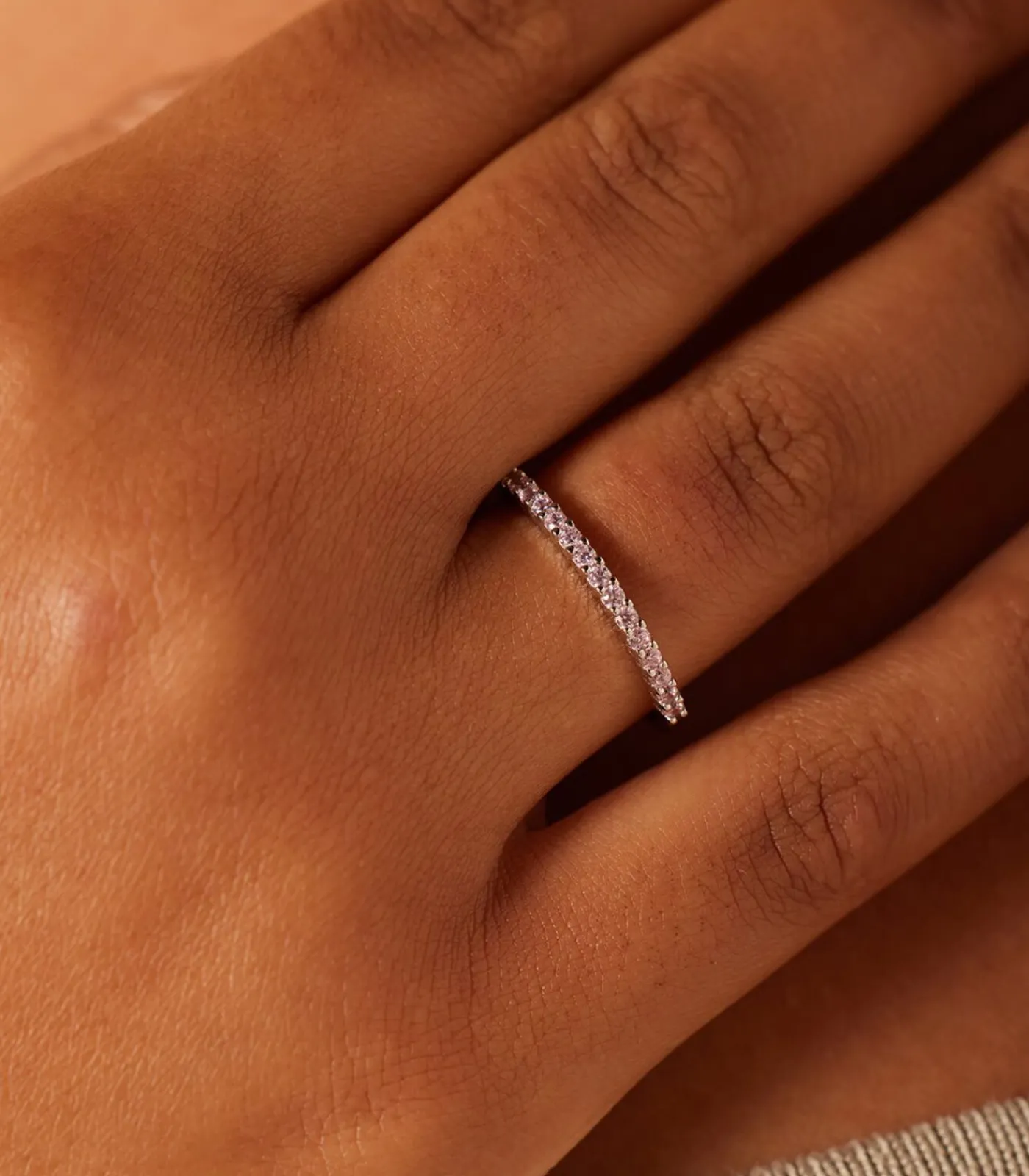 DAMES Lucardi Ring Zilver - Goudkleurig