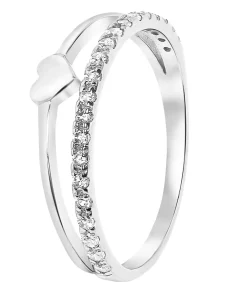 DAMES Lucardi Ring Zilver - zilverkleurig