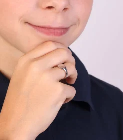 DAMES Lucardi Ring Zilver - zilverkleurig