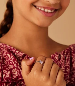 DAMES Lucardi Ring Zilver - zilverkleurig