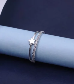 DAMES Lucardi Ring Zilver - zilverkleurig