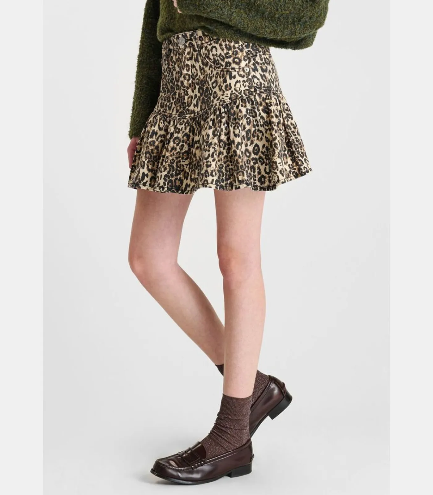 Hot Rok wijd uitlopend, skater van jeans PITAGI Kinderen Rokken