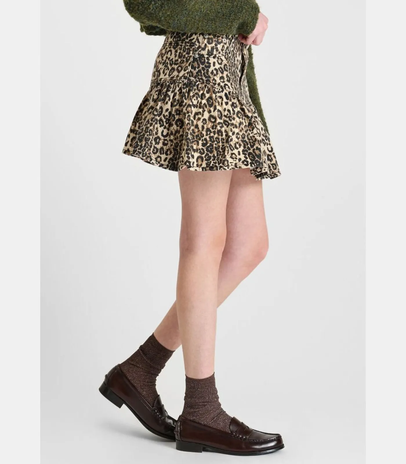 Hot Rok wijd uitlopend, skater van jeans PITAGI Kinderen Rokken