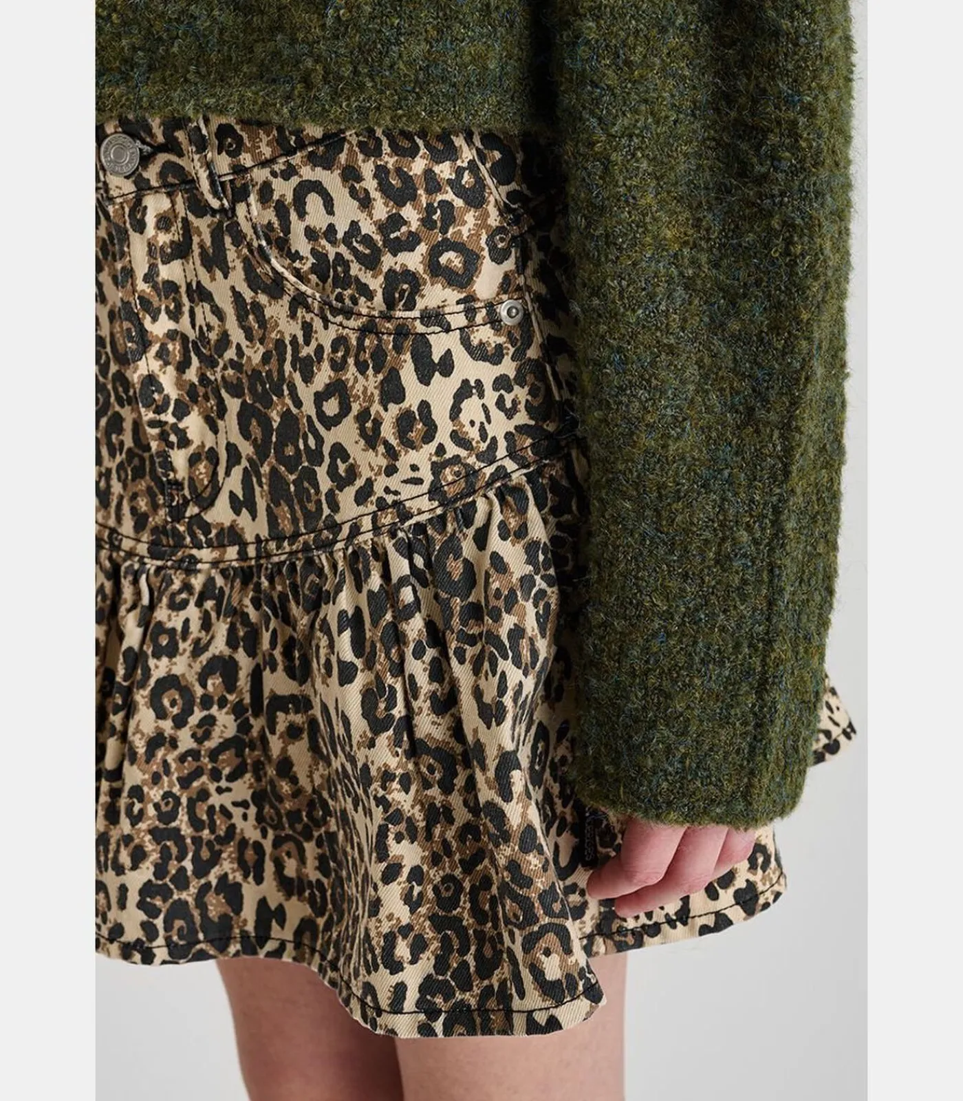 Hot Rok wijd uitlopend, skater van jeans PITAGI Kinderen Rokken