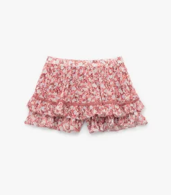 DAMES Koton Rokshort Bloemenprint Volant