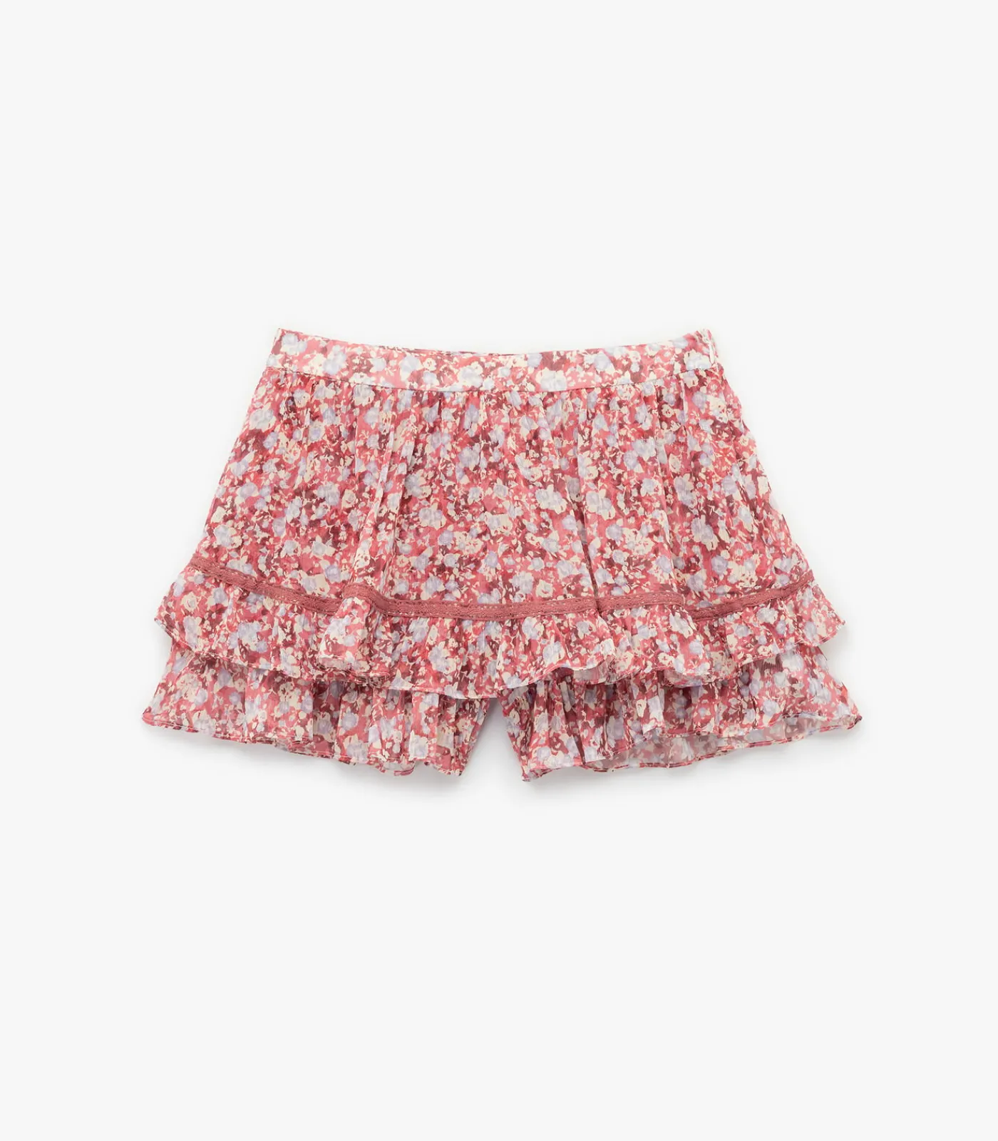 DAMES Koton Rokshort Bloemenprint Volant