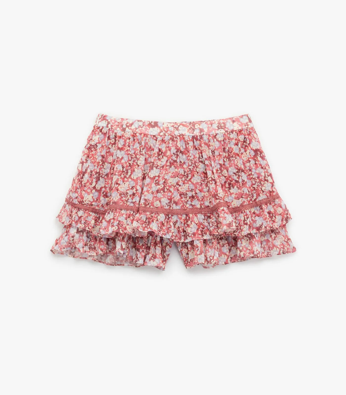 DAMES Koton Rokshort Bloemenprint Volant
